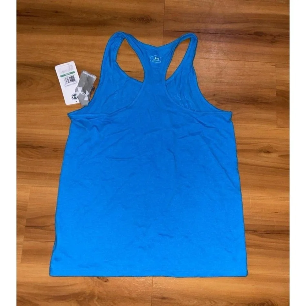 Girls Nwt Under Armour Heatgear Charged Workout Running Tanktop Shirt